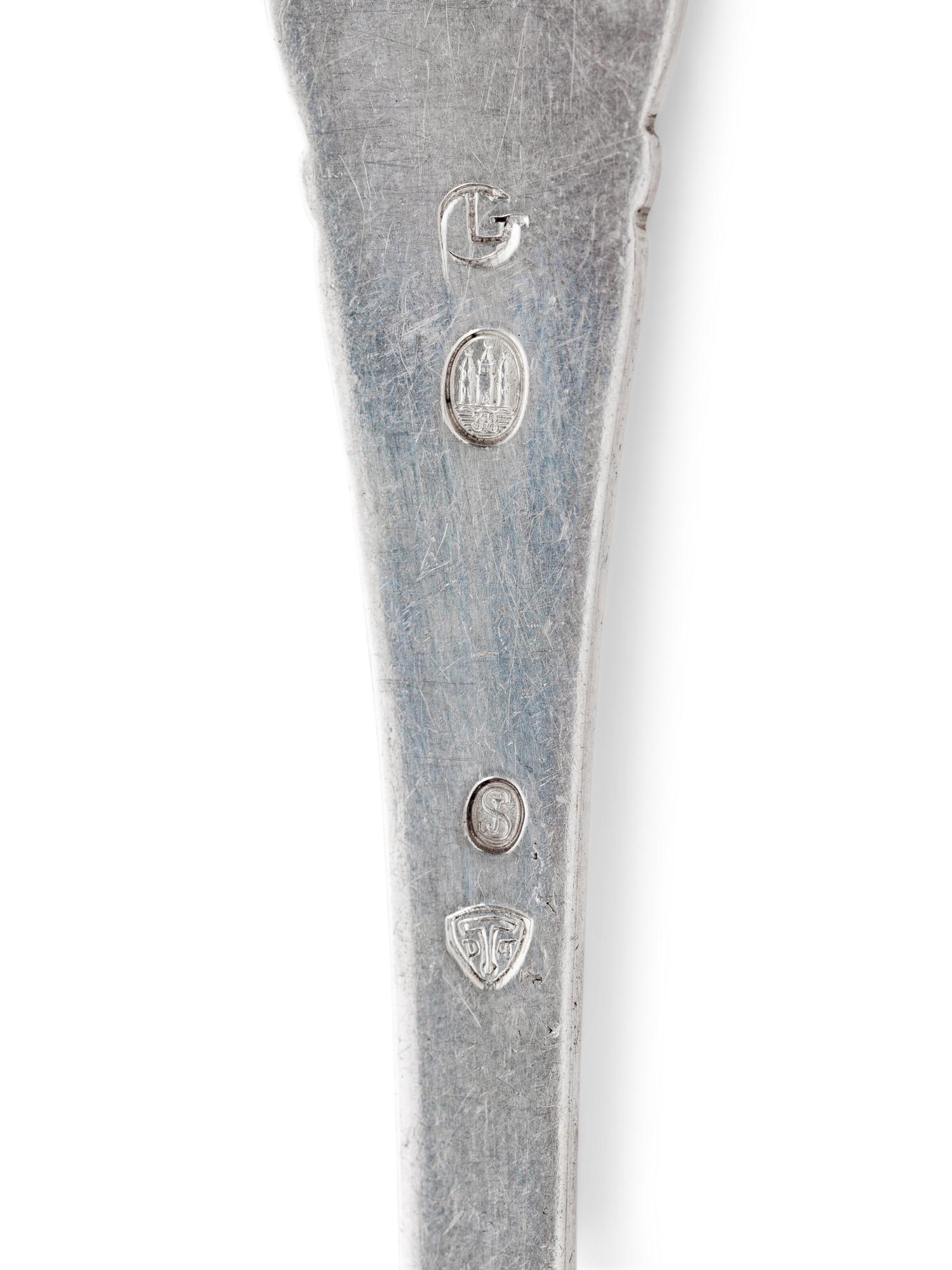 A Danish Art Deco Silver Flatware Service