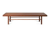 A Milo Baughman for Thayer Coggin Walnut Coffee Table