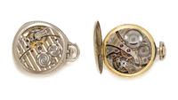 A Collection of Gold Filled Open Face Pocket Watches, Gruen and Hamilton, 71.00 dwts.