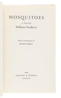 FAULKNER, William (1897-1962). A group of FIRST ENGLISH EDITIONS or later American printings of Faulkner's works, comprising:
