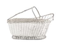 A Christofle Gallia Silver-Plate Wine Bottle Caddy