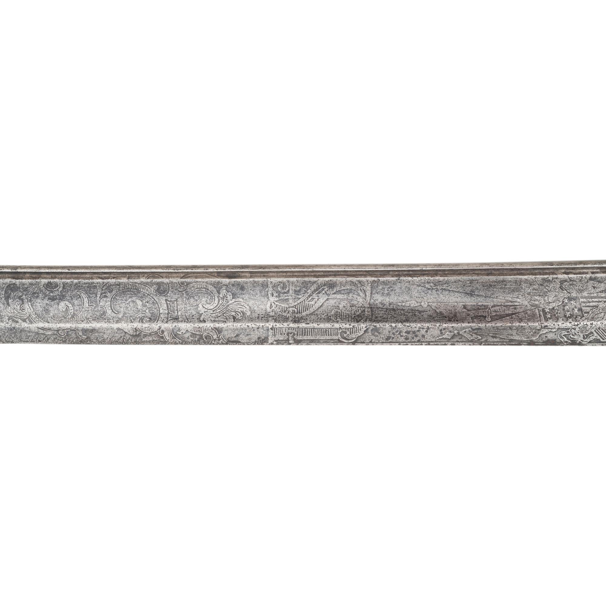 Schuyler, Hartley & Graham 1850 Foot Officers Sword of Capt. Charles Amory - 24th Mass Infantry - POW at The Crater