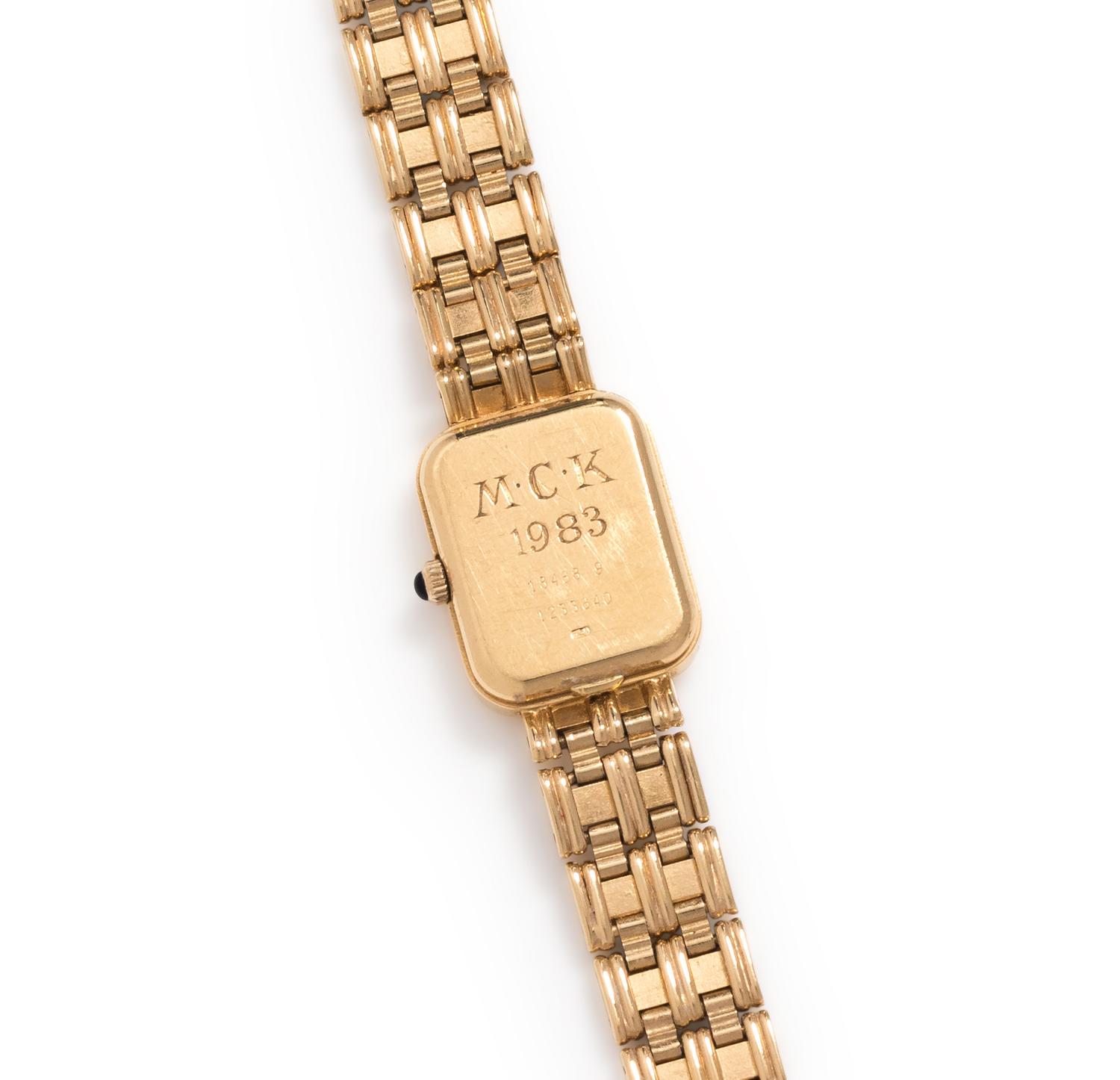 TIFFANY & CO., BAUME & MERCIER, 18K YELLOW GOLD WRISTWATCH