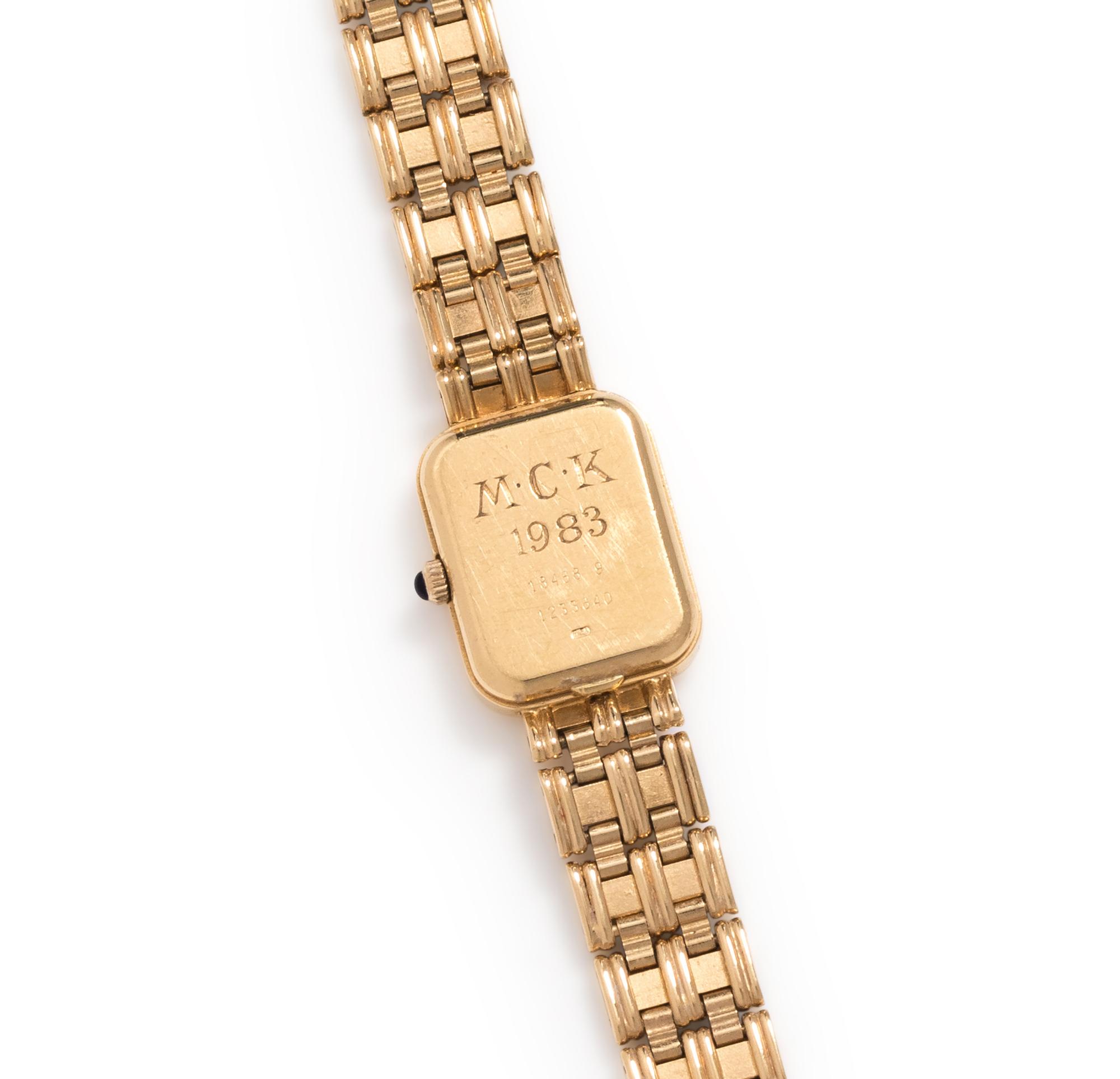 TIFFANY & CO., BAUME & MERCIER, 18K YELLOW GOLD WRISTWATCH