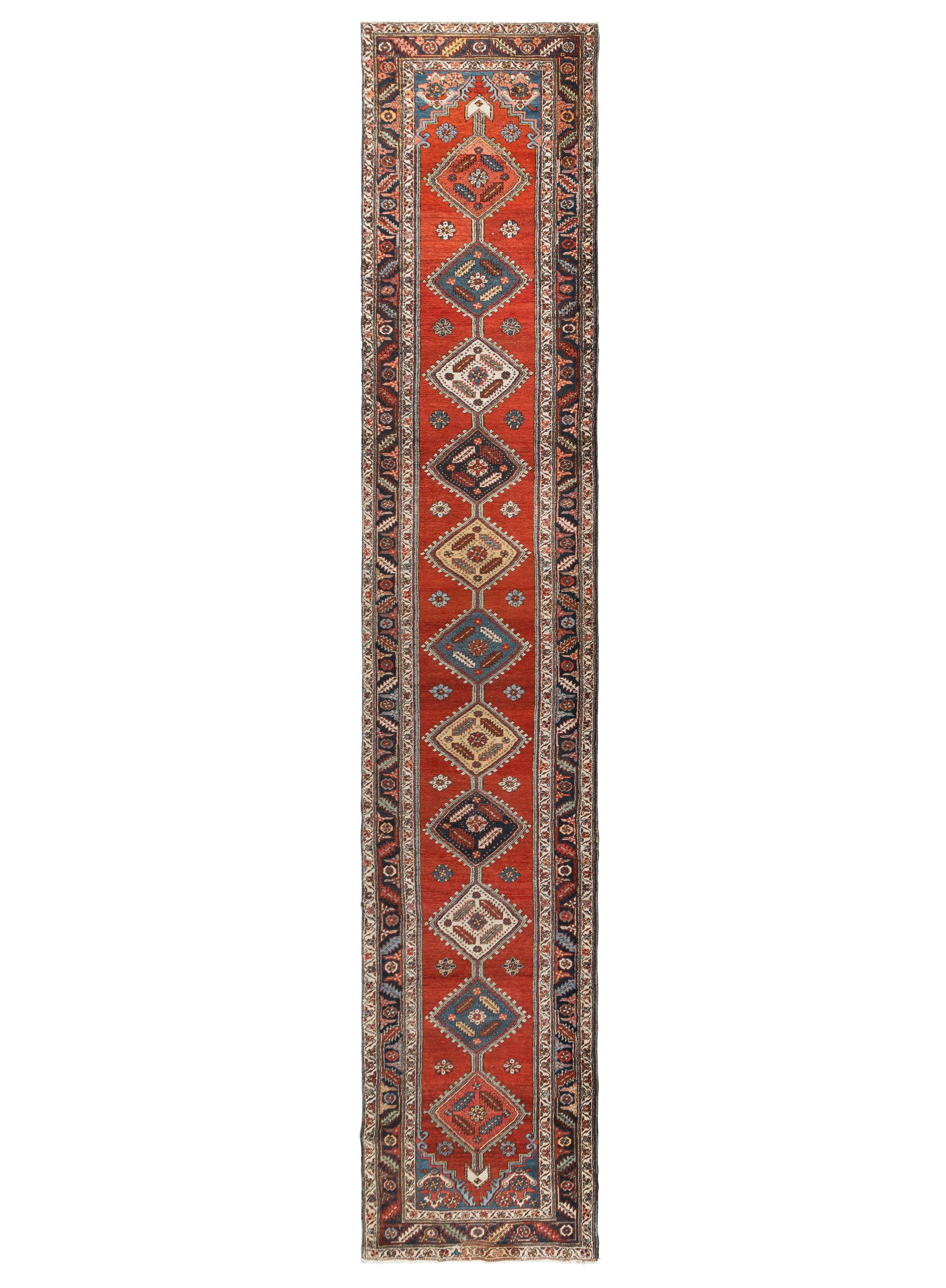 A Heriz Wool Runner