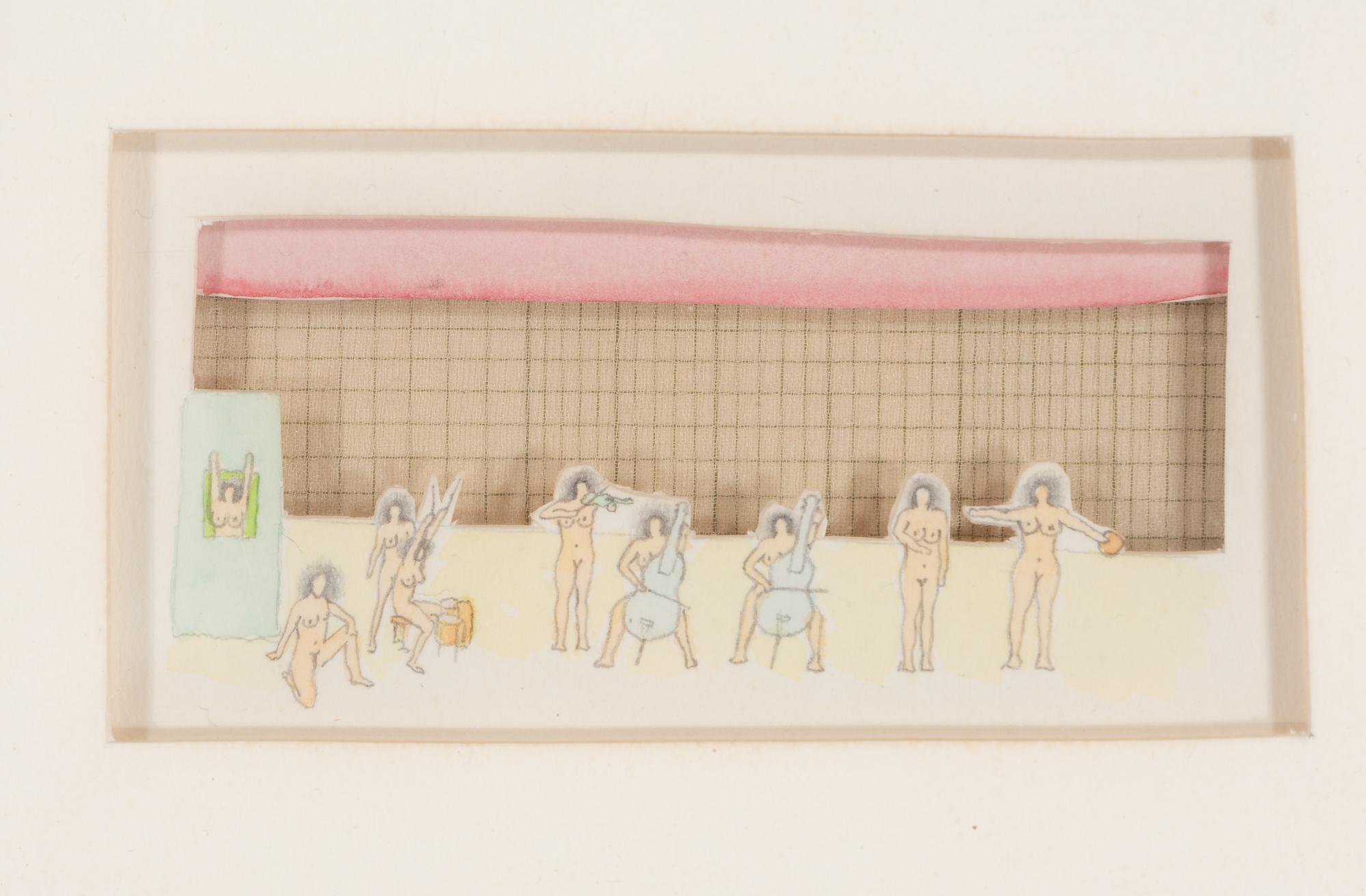 Plexiglas Sandwich Drawing, 1968