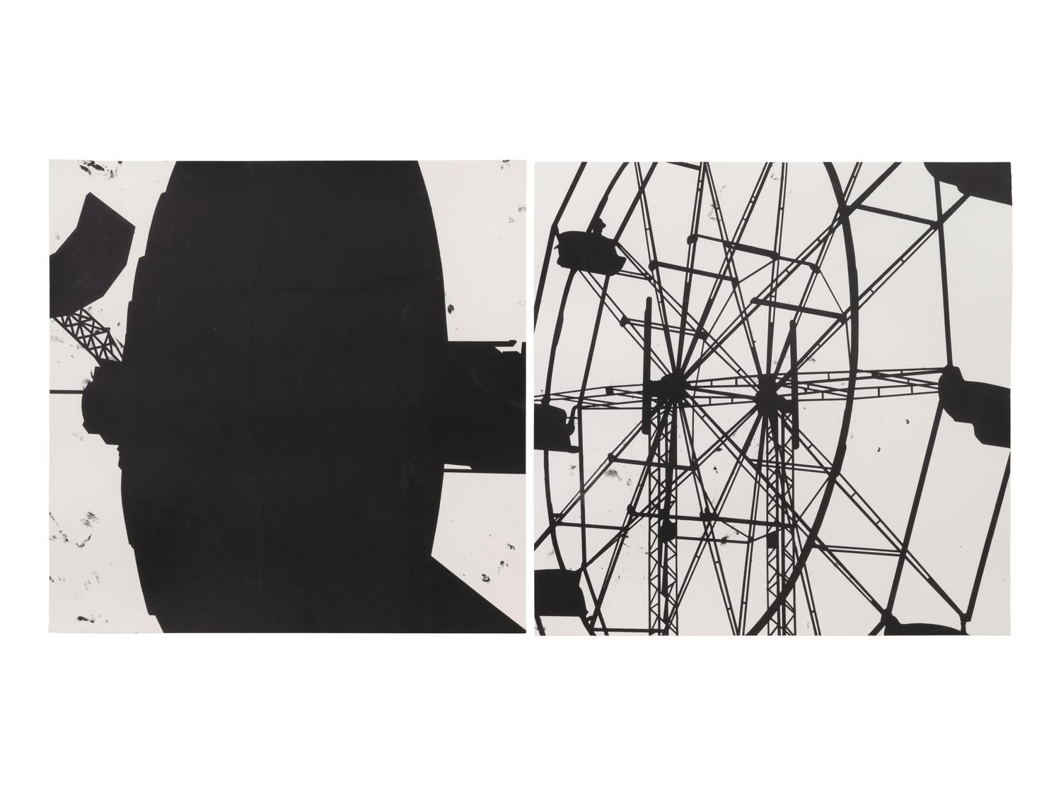 Extended Orbits (diptych)