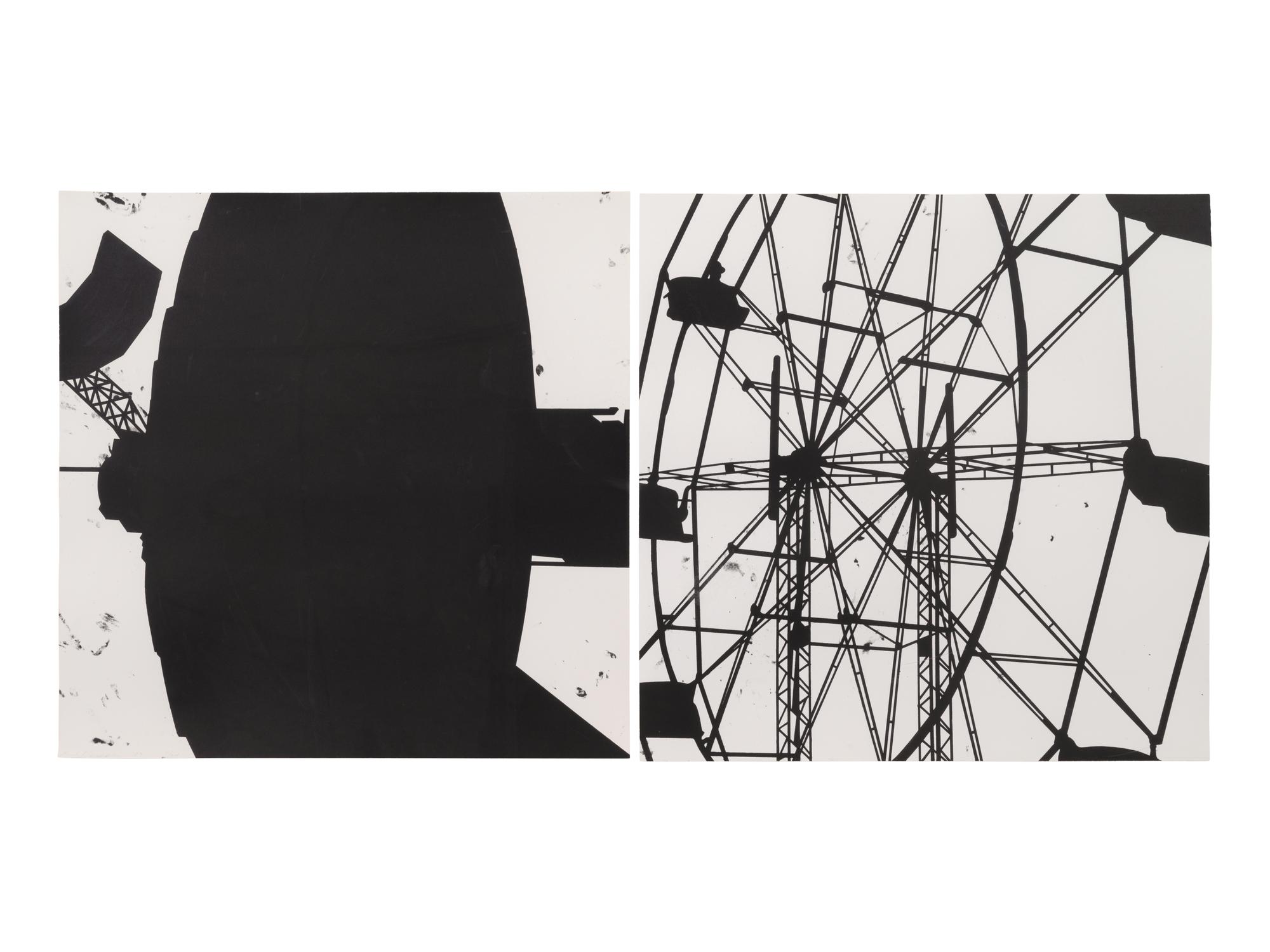 Extended Orbits (diptych)