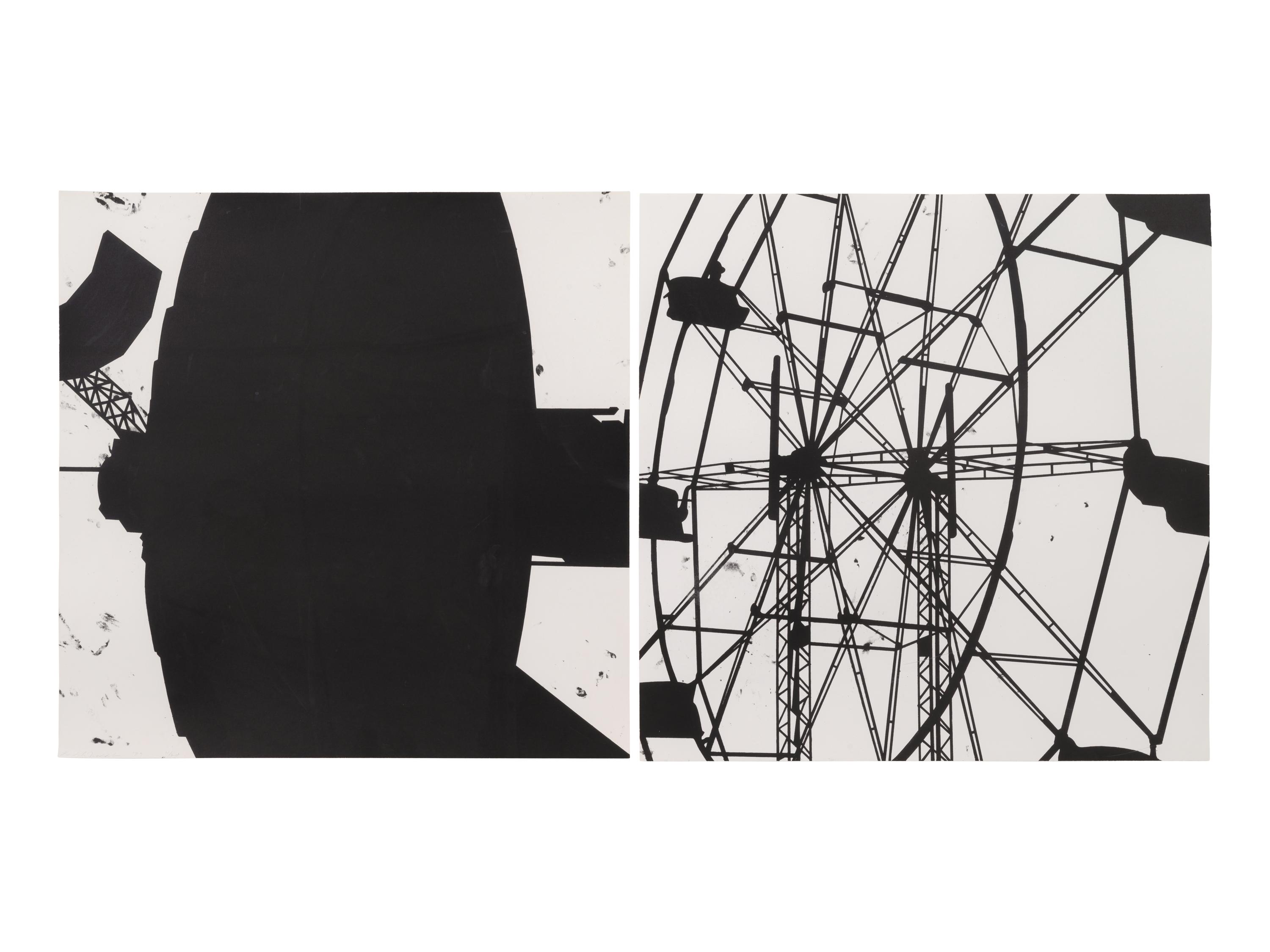 Extended Orbits (diptych)