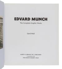 [MUNCH, Edvard (1863-1944)]. WOLL, Gerd. Edvard Munch: The Complete Graphic Works . New York: Harry N. Abrams, Inc., 2001.
