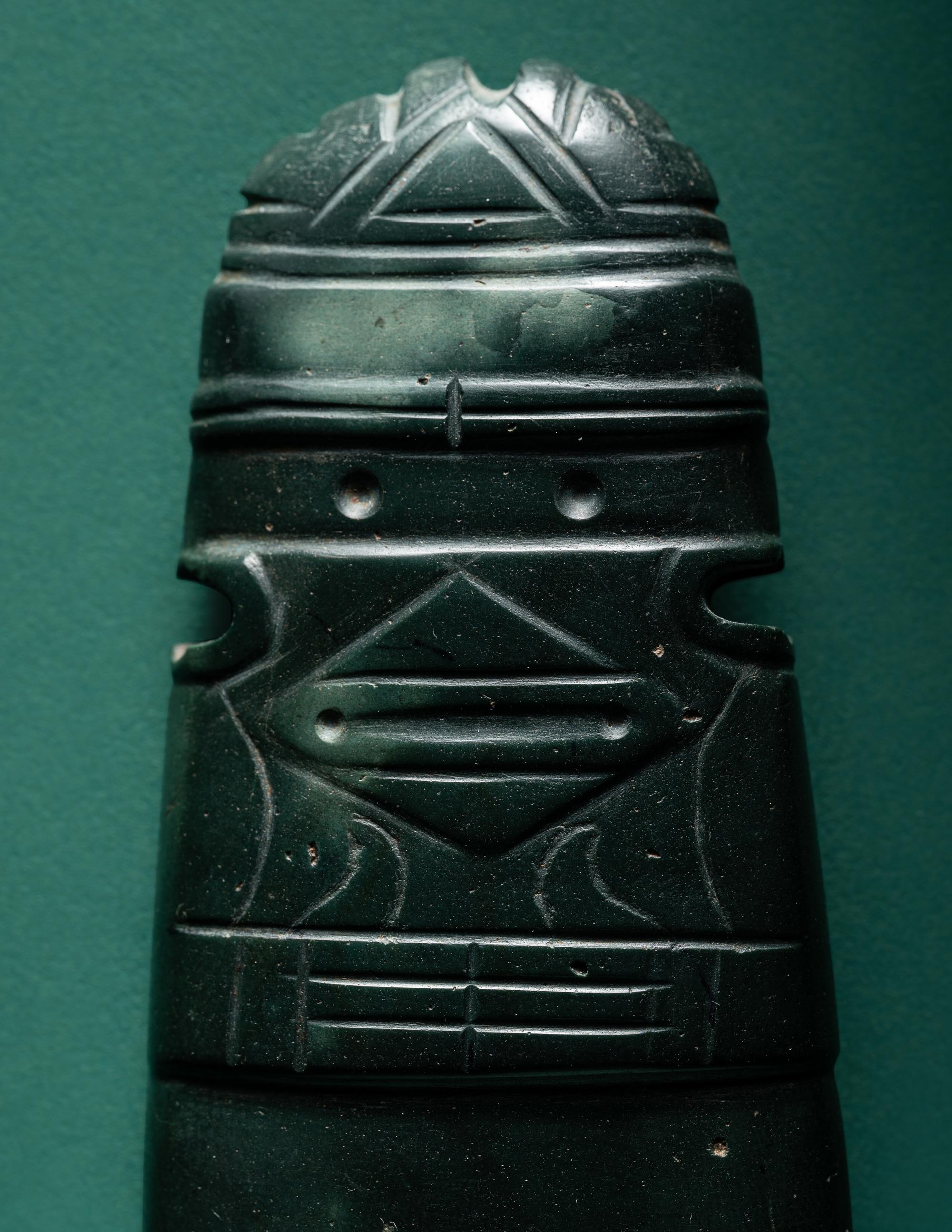 A Costa Rican Jade Axe-God Celt