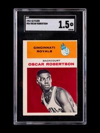A 1961 Fleer Oscar Robertson Rookie Basketball Card No. 36 (SGC 1.5 FAIR)