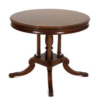 A Regency Style Circular Mahogany Center Table