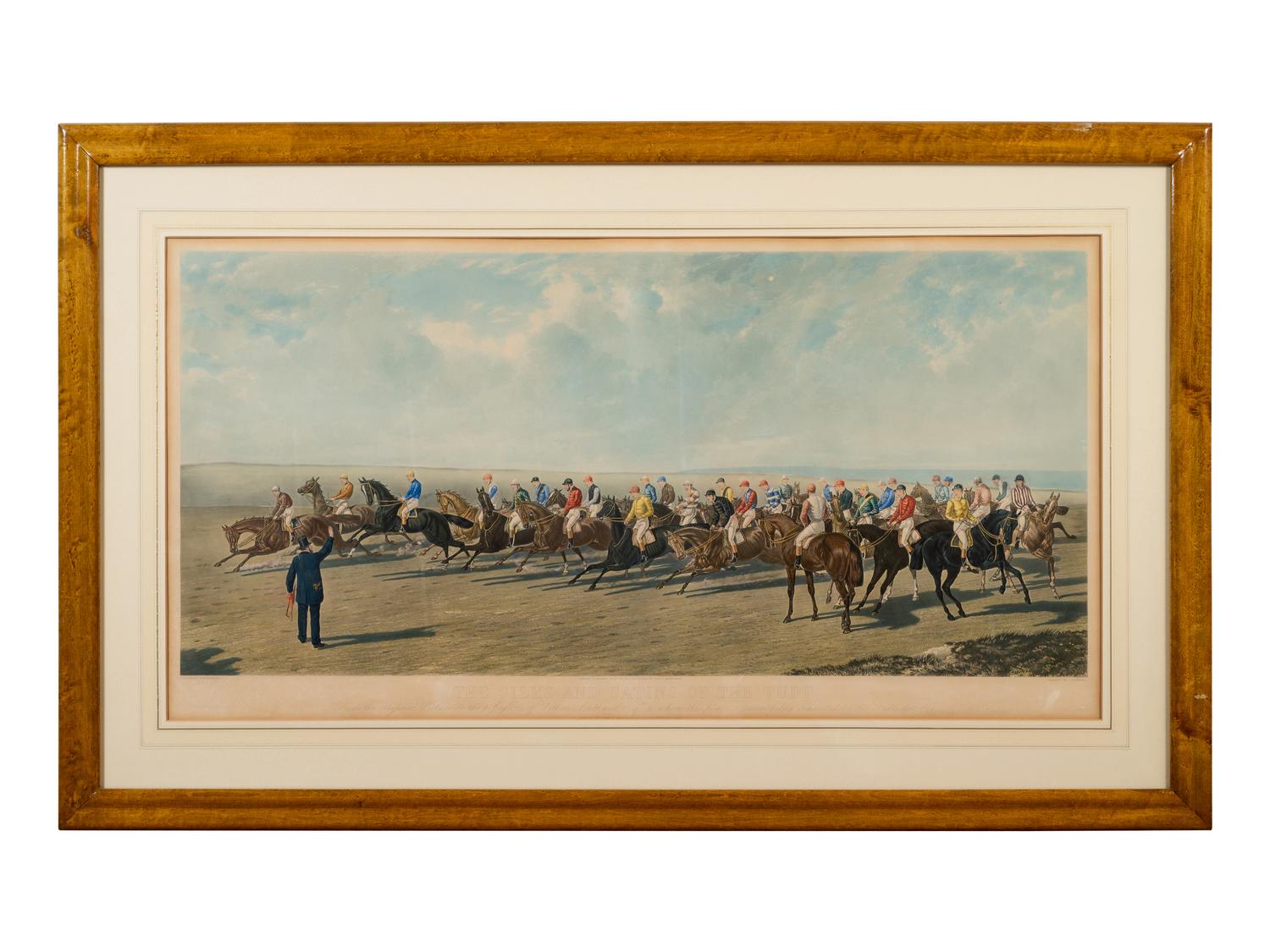 SUMMERS, J. after Ben Herring. The Silks and Satins of the Turf . London: Thomas McLean,1867.