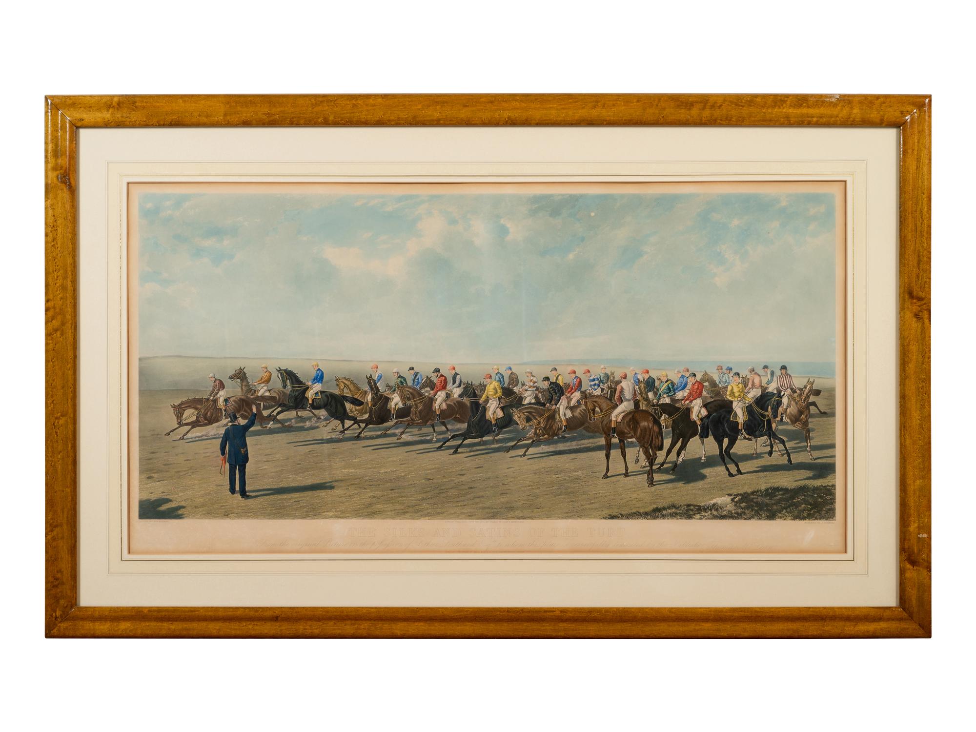 SUMMERS, J. after Ben Herring. The Silks and Satins of the Turf . London: Thomas McLean,1867.