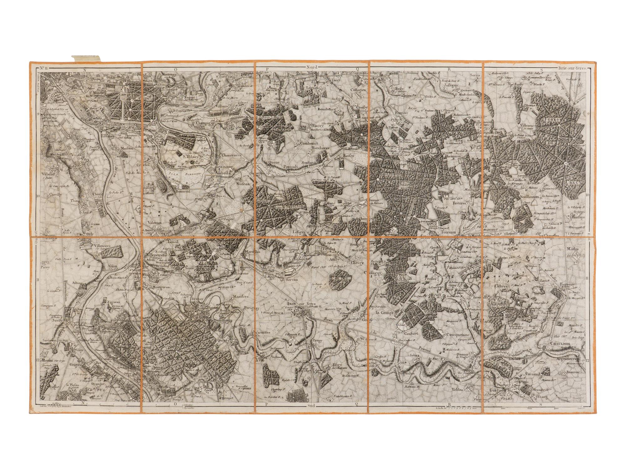 [Maps & Atlases]. Collection of 29 Maps of France, ca. 1800