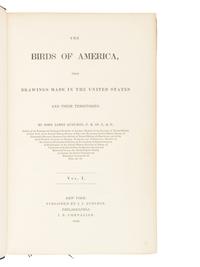 [AMERICANA]. AUDUBON, John James (1785-1851). The Birds of America, from Drawings Made in the United States and their Territories . New York and Philadelphia: J.J. Audubon and J.B. Chevalier, [1839-] 1840-1844.