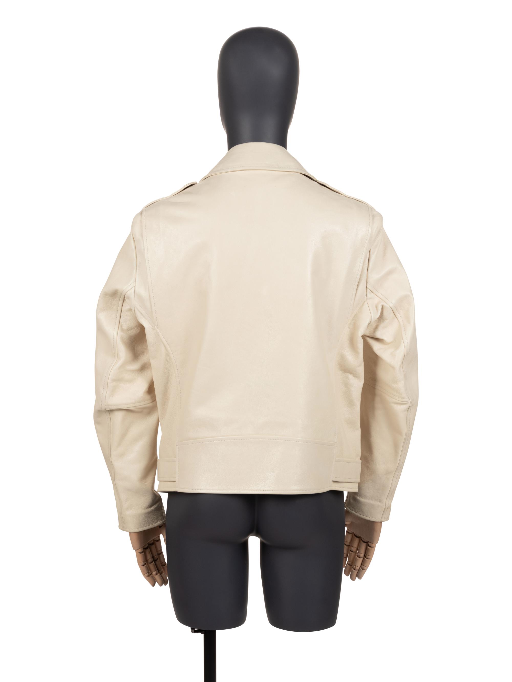 Tom Ford Men's Leather Biker Jacket, 2000s