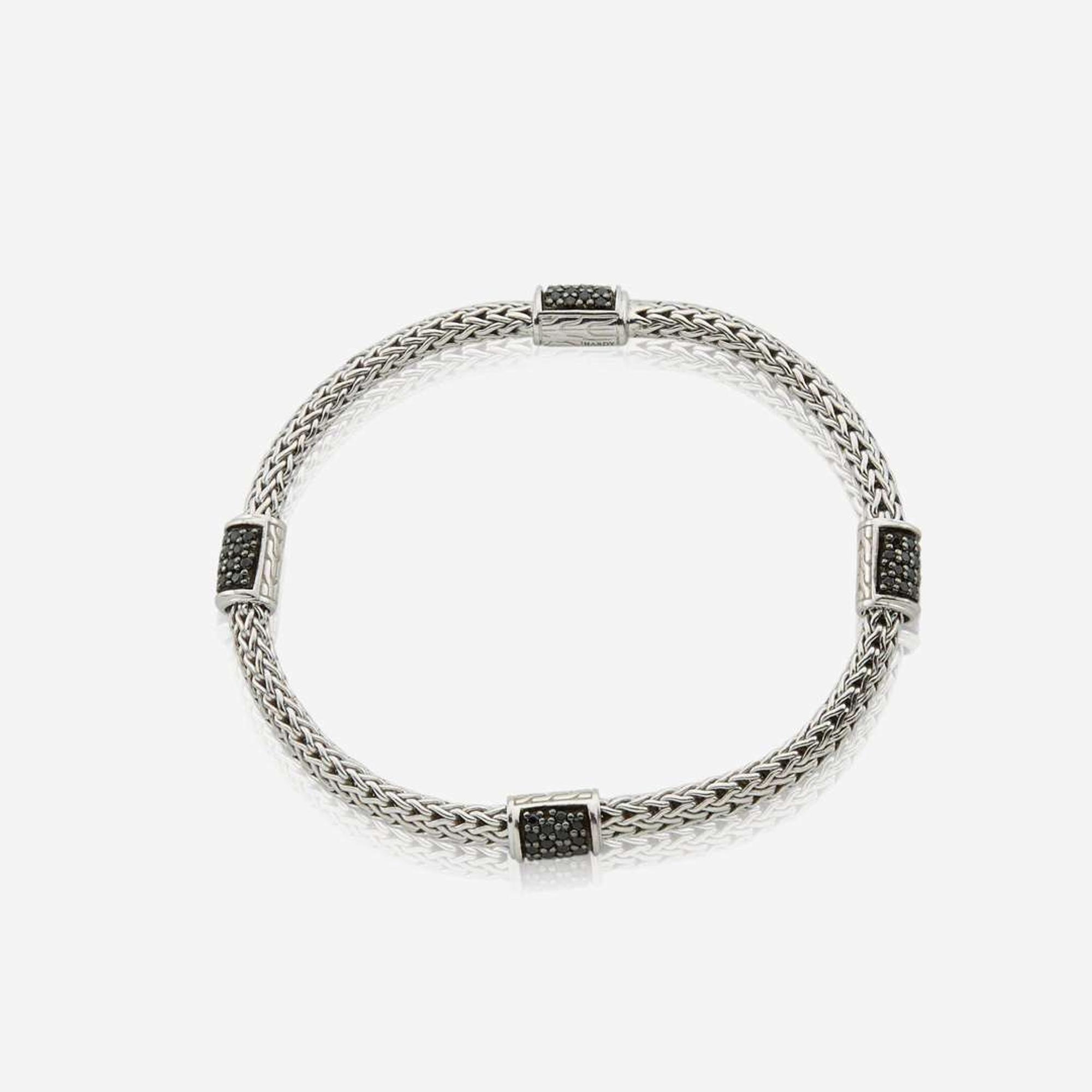A collection of contemporary sterling silver jewelry, Ippolita, David Yurman, John Hardy