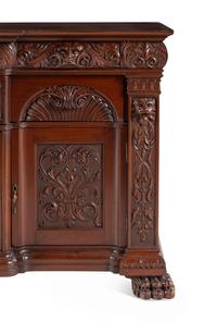A Renaissance Revival Carved Mahogany Serving Cabinet