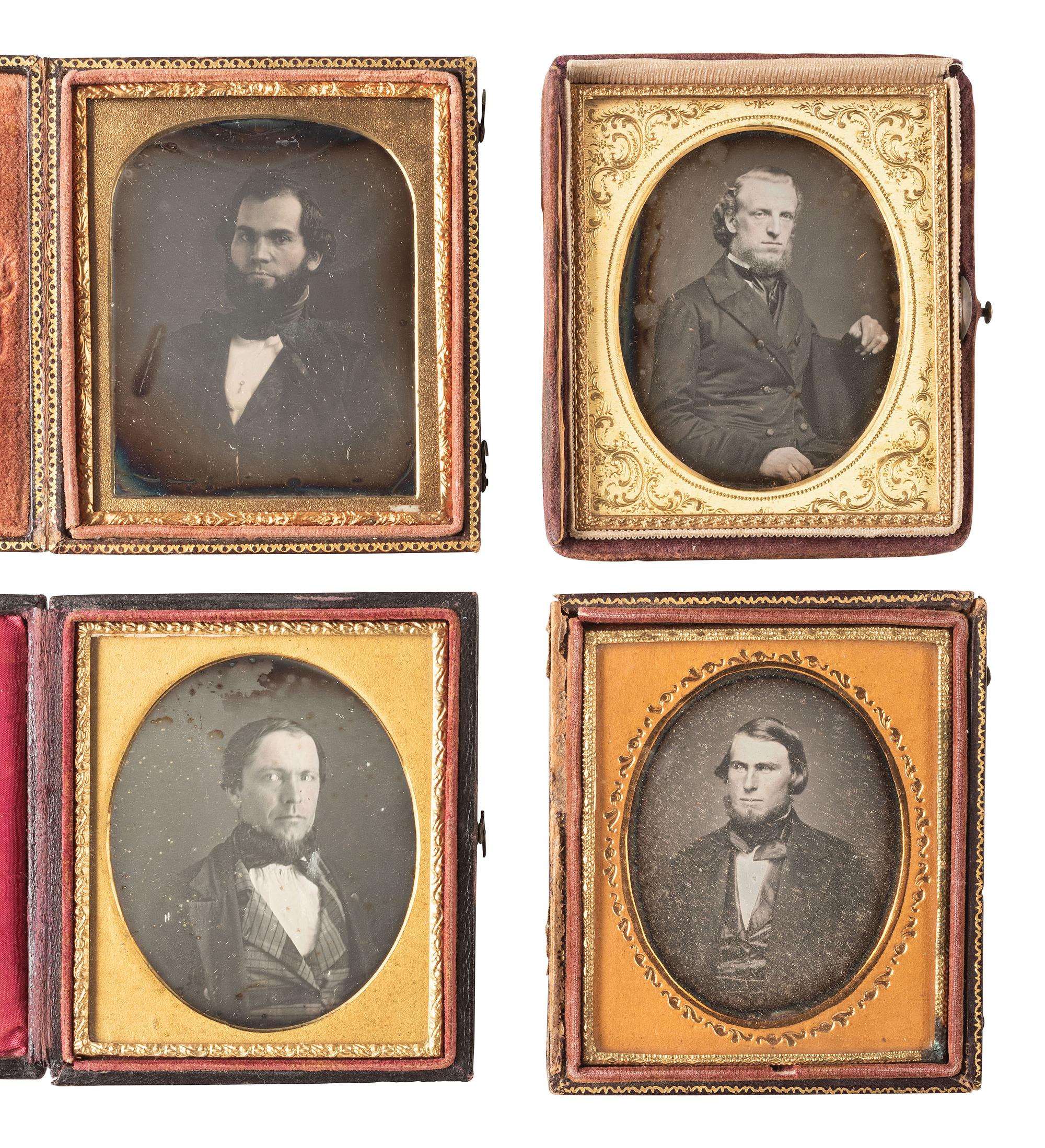 FANTASTIC BEARDS AND WHERE TO FIND THEM. 10 sixth plate images of men with various types of beards.