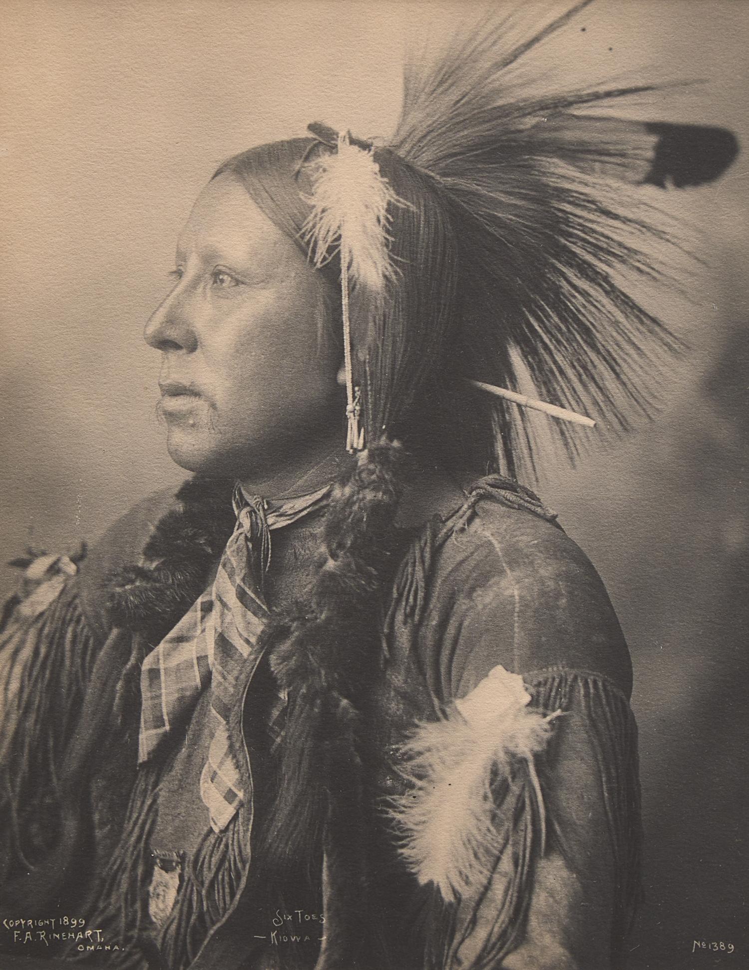 [Native-Americana] Rinehart, Frank A. Group of 2 Silver Print Photographs