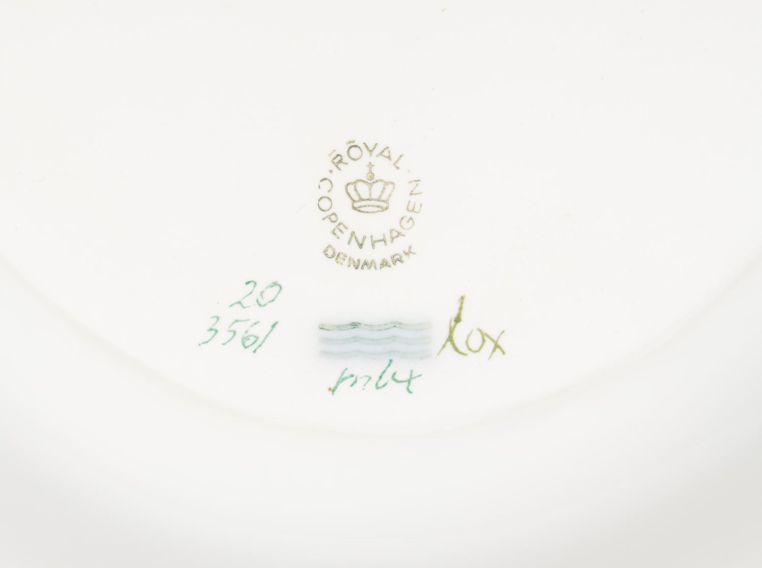 A Royal Copenhagen Flora Danica Porcelain Covered Tureen and Stand