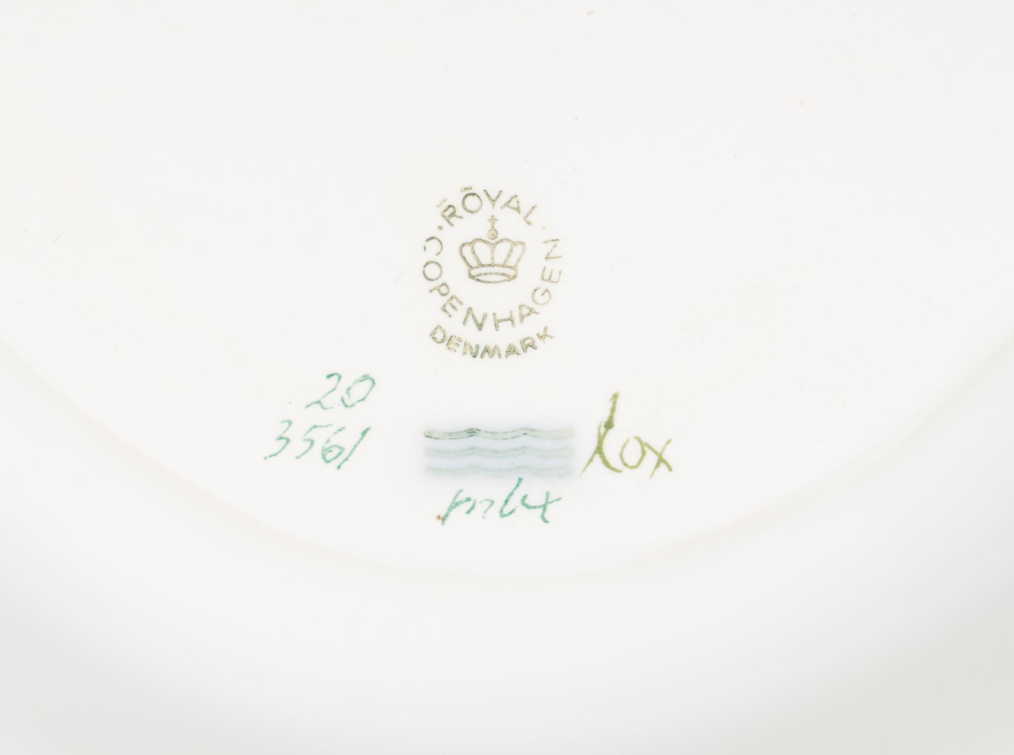 A Royal Copenhagen Flora Danica Porcelain Covered Tureen and Stand