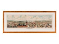 [MAPS & VIEWS]. Panoramic View of Milwaukee Wis. Taken from City Hall Tower . Milwaukee: Gugler Lithographic Co., 1898.