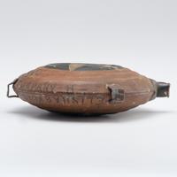 Hand-Painted Civil War Canteen Identified to Elisha B. Norris, 13th Vermont & 56th Massachusetts, with Gettysburg History