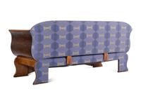 An Austrian Walnut Settee