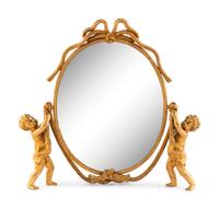 A French Gilt Bronze Dressing Mirror