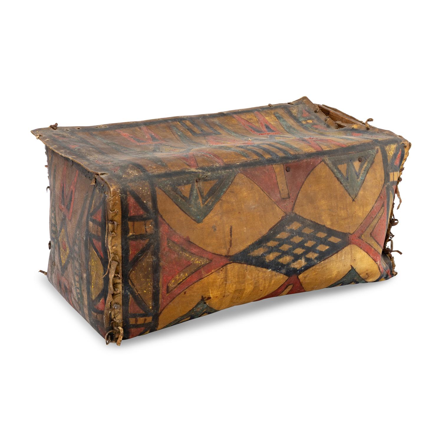 Sioux Painted Parfleche Trunk, Published