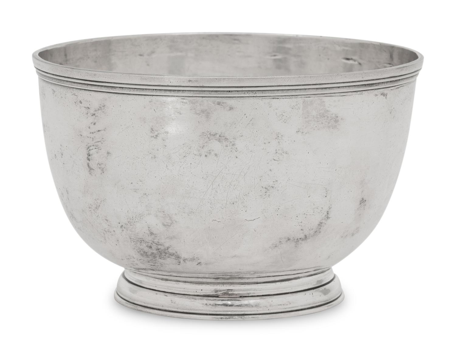 An Irish Queen Anne Silver Footed Bowl