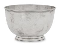 An Irish Queen Anne Silver Footed Bowl