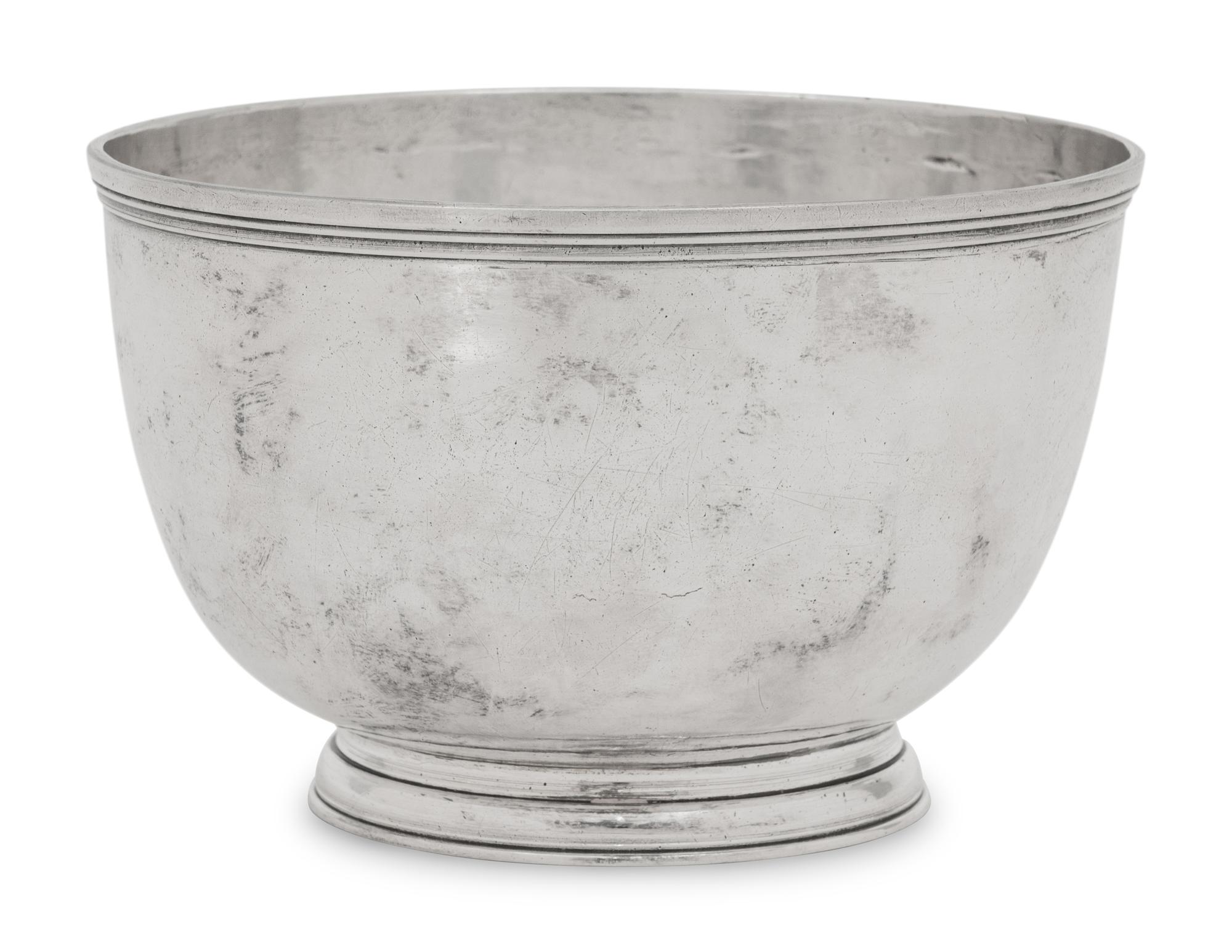 An Irish Queen Anne Silver Footed Bowl
