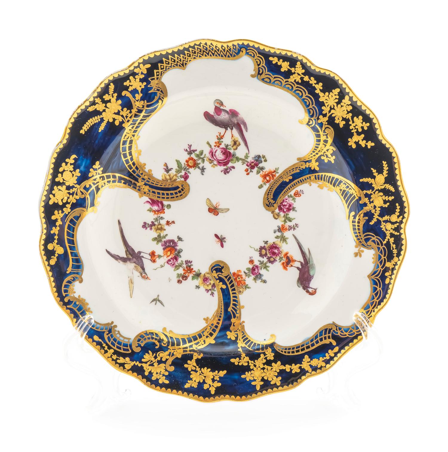 A Chelsea Porcelain Plate — C. 1760