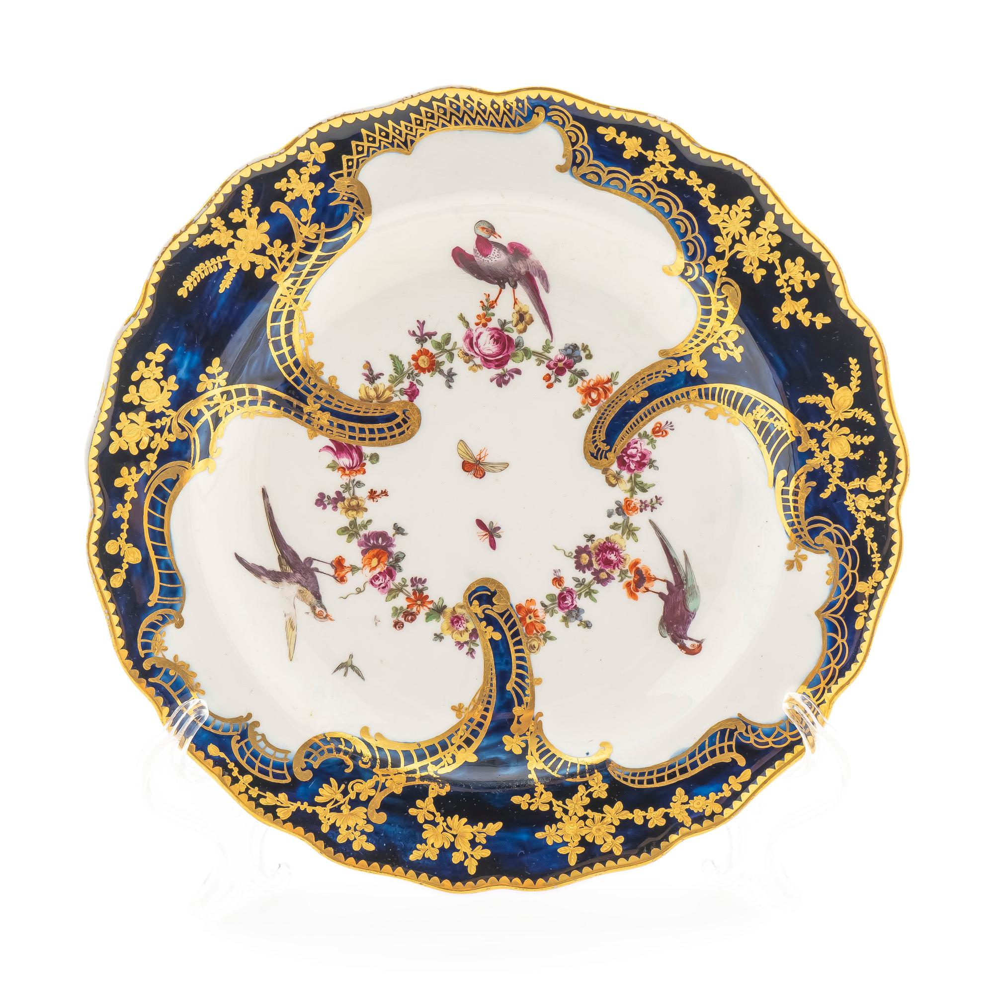 A Chelsea Porcelain Plate — C. 1760