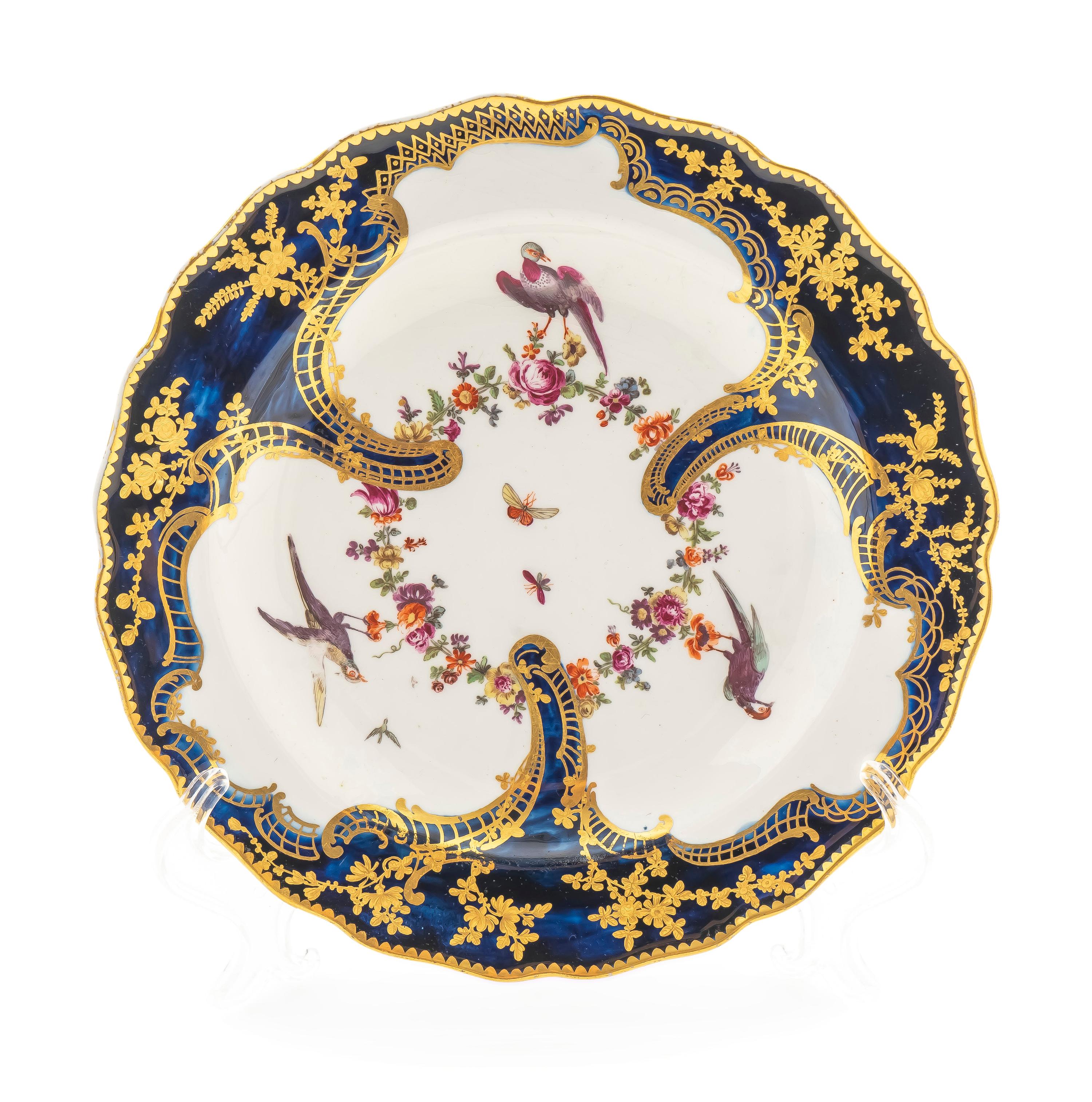 A Chelsea Porcelain Plate — C. 1760
