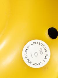 Five Chinese Opaque and Semi-Opaque Yellow Glass Articles