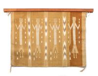 Two Navajo Weavings Larger: 39 x 49 inches