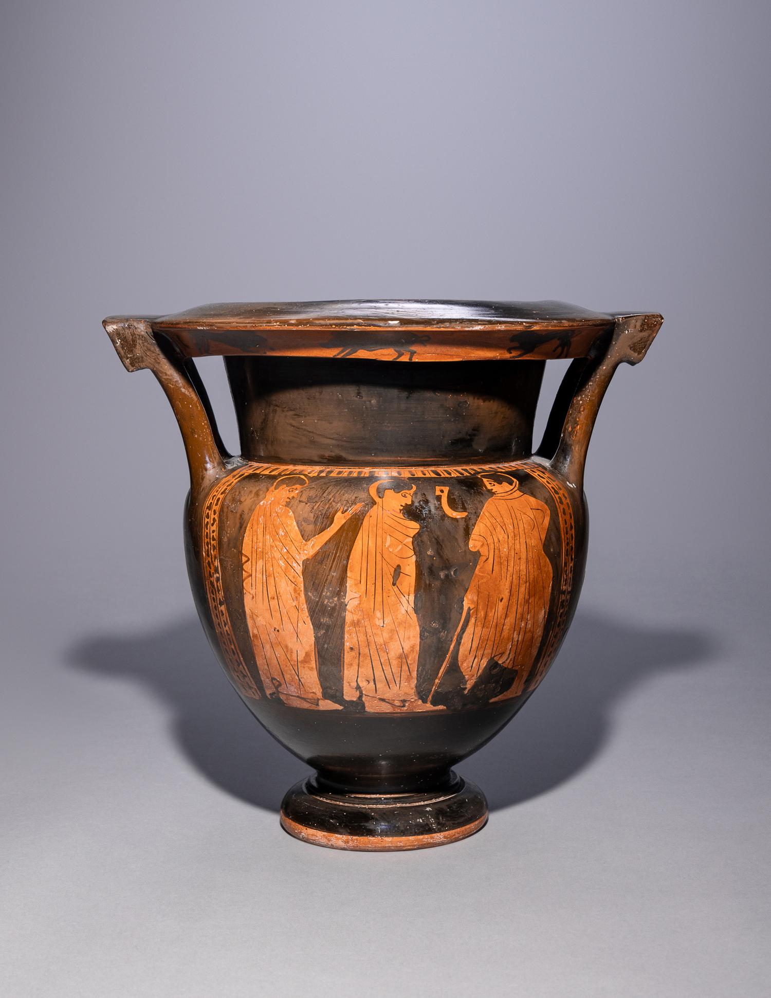 An Attic Red-Figured Column Krater