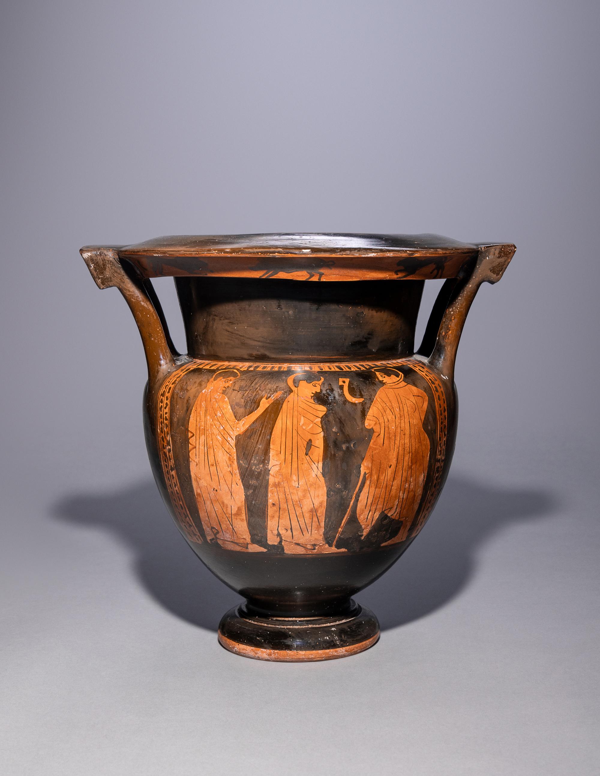 An Attic Red-Figured Column Krater