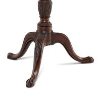 A George III Shell-Carved Mahogany Tilt-Top Table