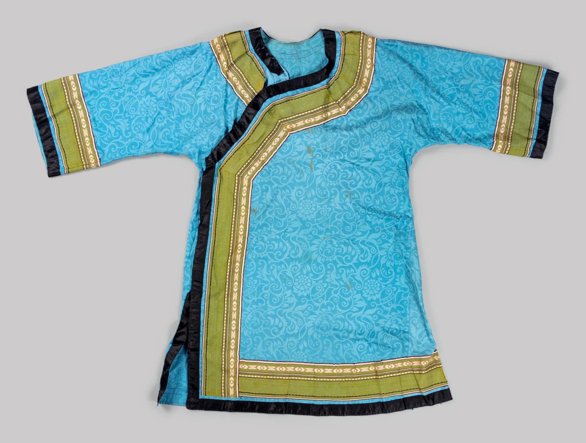 Two Chinese Embroidered Silk and Cotton Ladies' Articles