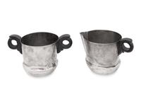 A William Spratling Silver Creamer and Sugar Set