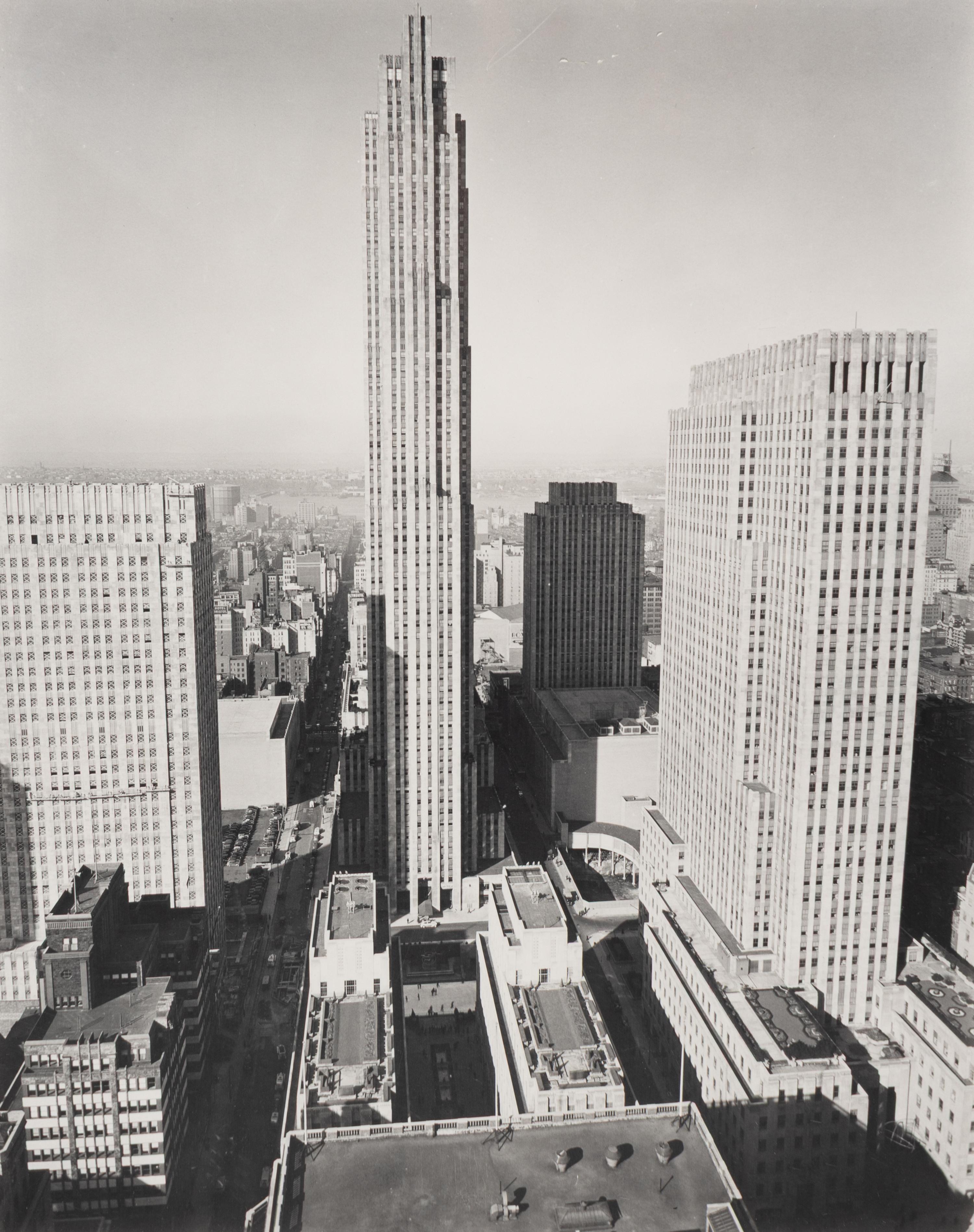 Berenice Abbott (American, 1898-1991) — Rockefeller Center, ca. 1936