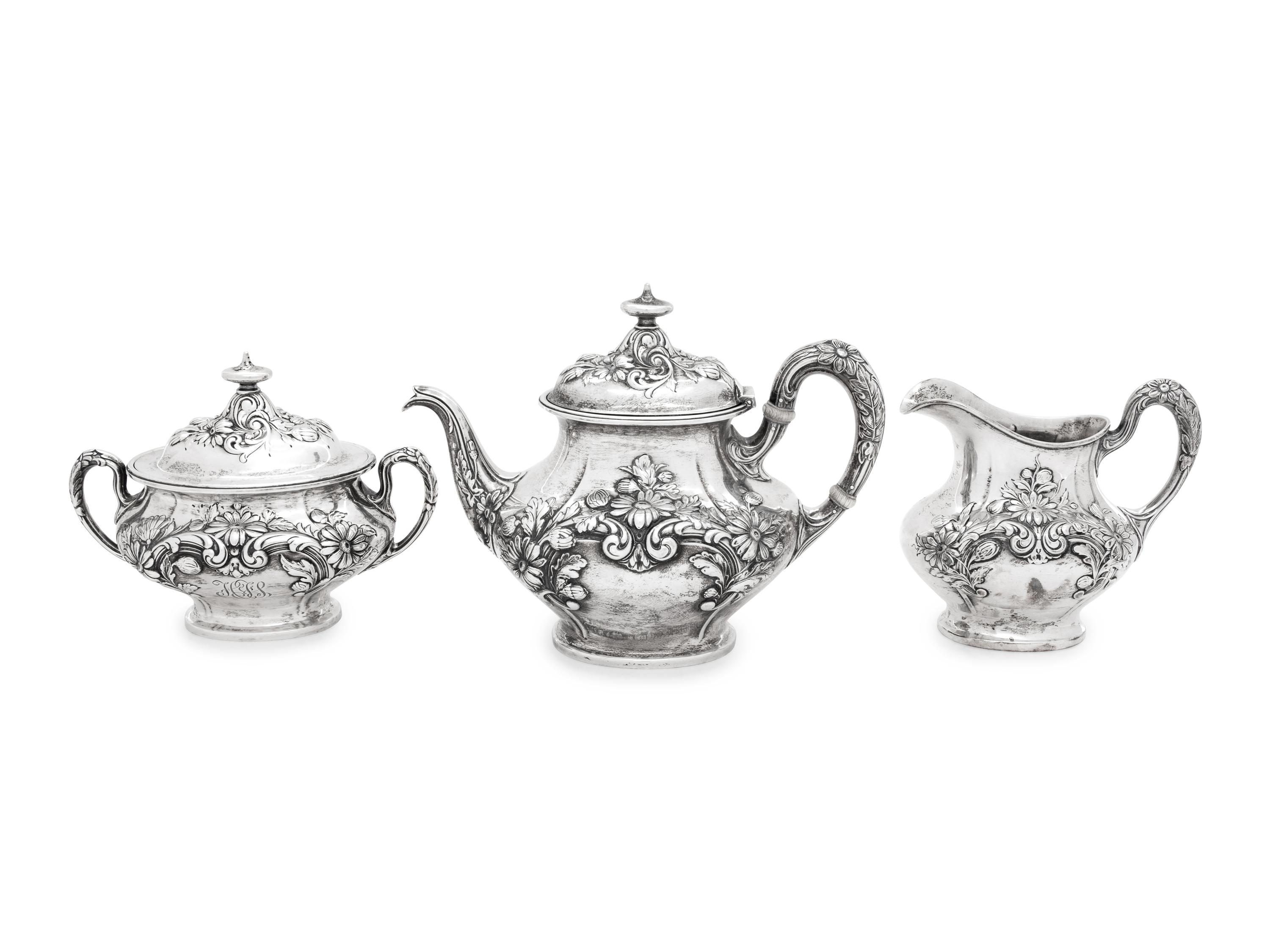 An American Silver Tea Service