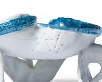 Ashtray Designed for Air-India, Teissonniere Limoges, France