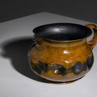 Dimpled Pitcher with Loop Handle, c. 1897-1900 Biloxi, Mississippi, USA